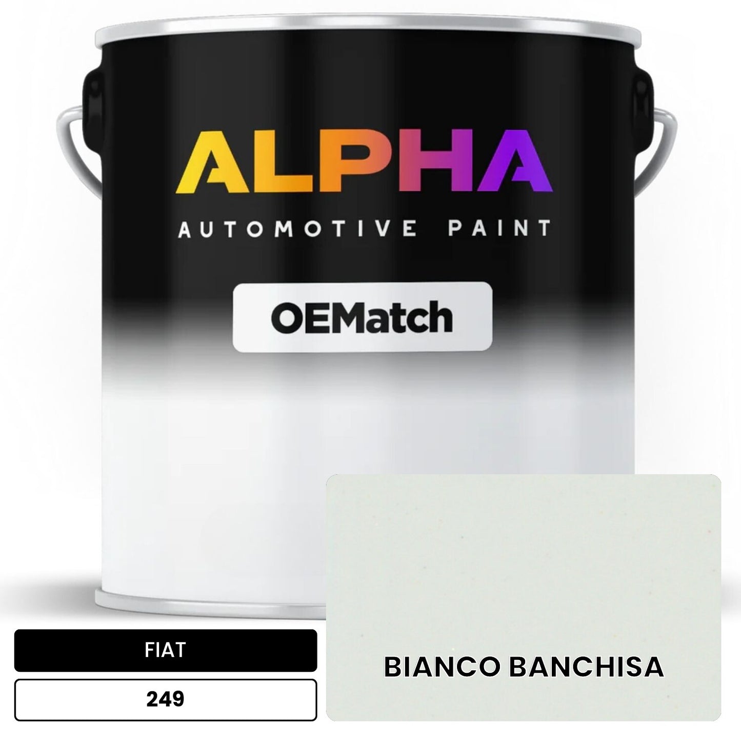 FIAT BIANCO BANCHISA 249 OEMatch Basecoat