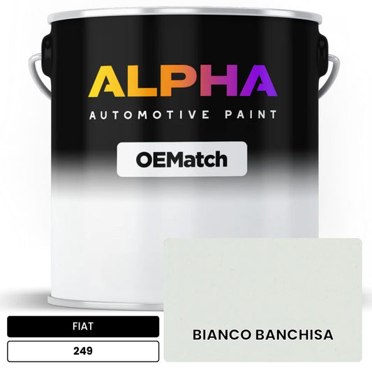 FIAT BIANCO BANCHISA 249 OEMatch Basecoat