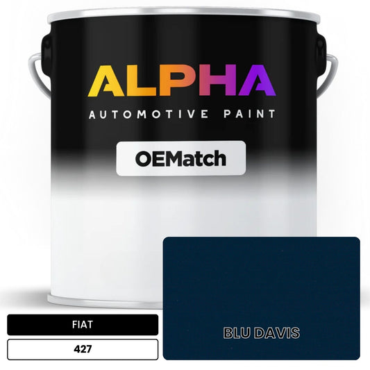 FIAT BLU DAVIS 427 OEMatch Basecoat