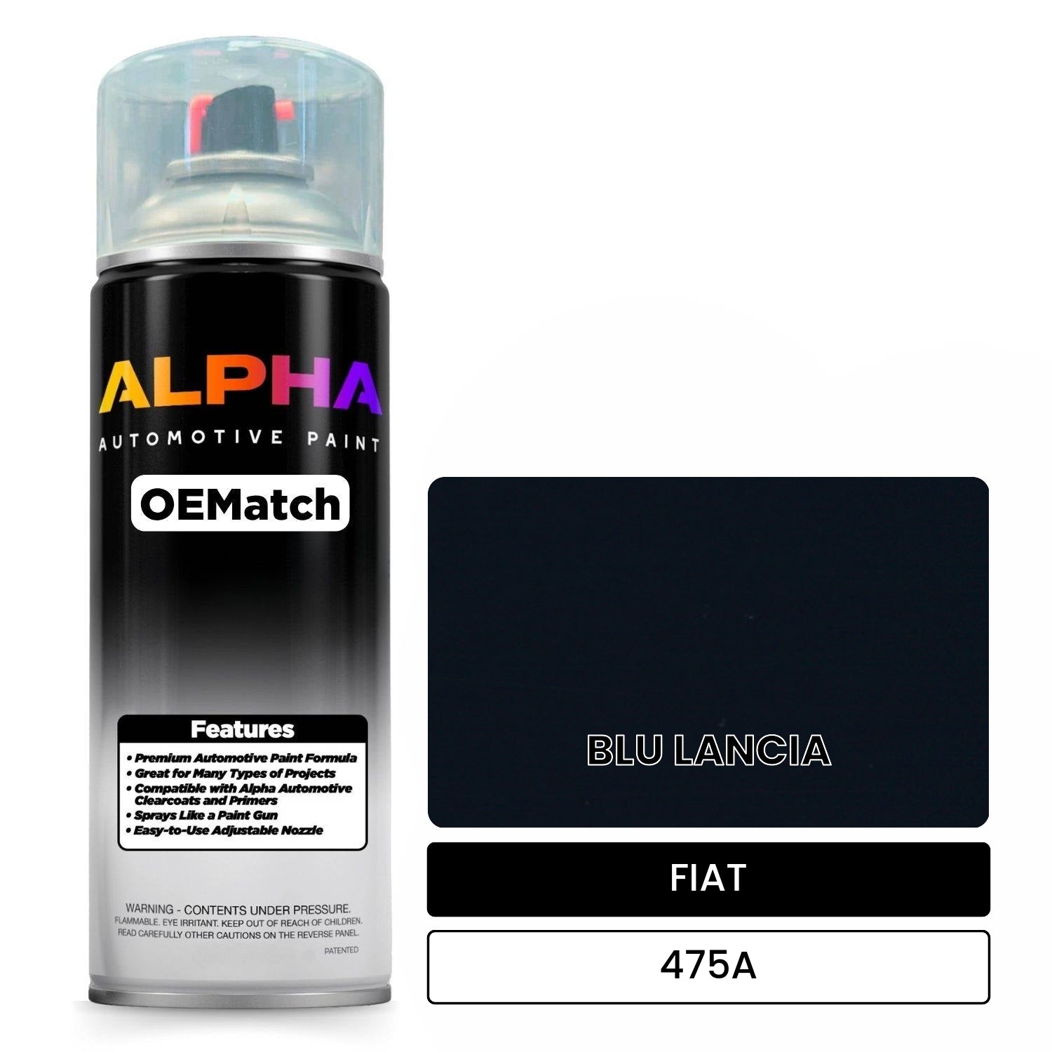 FIAT BLU LANCIA 475A OEMatch Spraycan