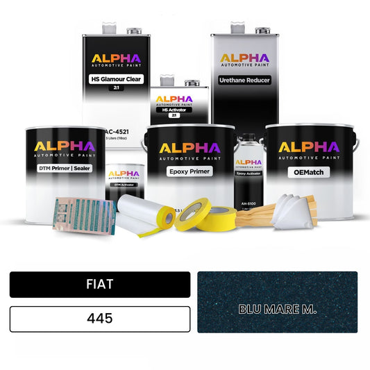 FIAT BLU MARE M. 445 OEMatch Vehicle Paint Kit
