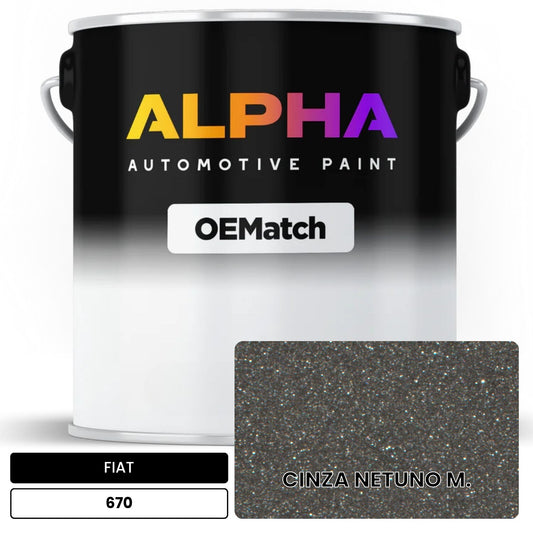 FIAT CINZA NETUNO M. 670 OEMatch Basecoat