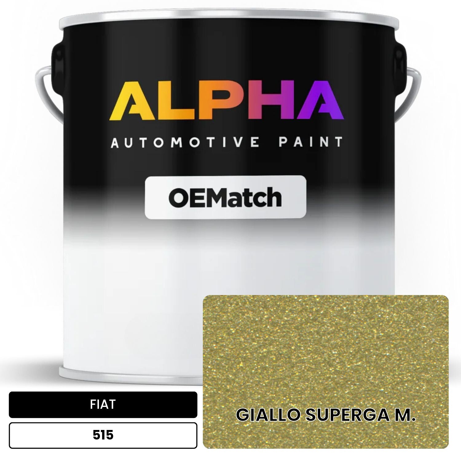 FIAT GIALLO SUPERGA M. 515 OEMatch Basecoat