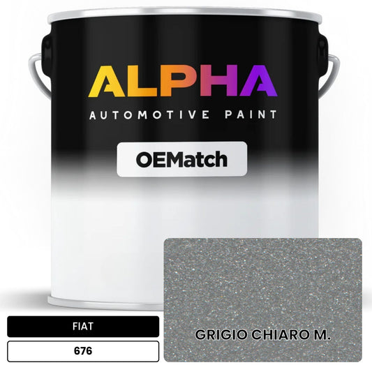 FIAT GRIGIO CHIARO M. 676 OEMatch Basecoat