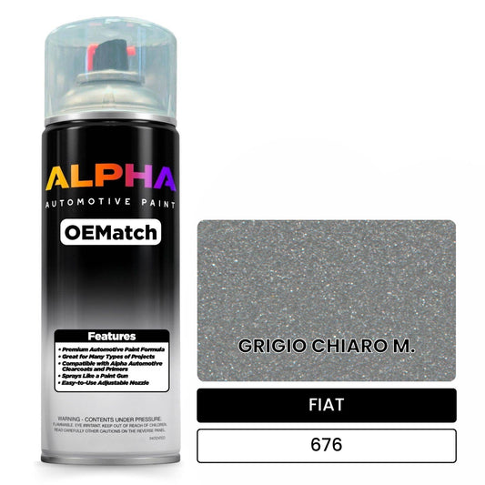 FIAT GRIGIO CHIARO M. 676 OEMatch Spraycan