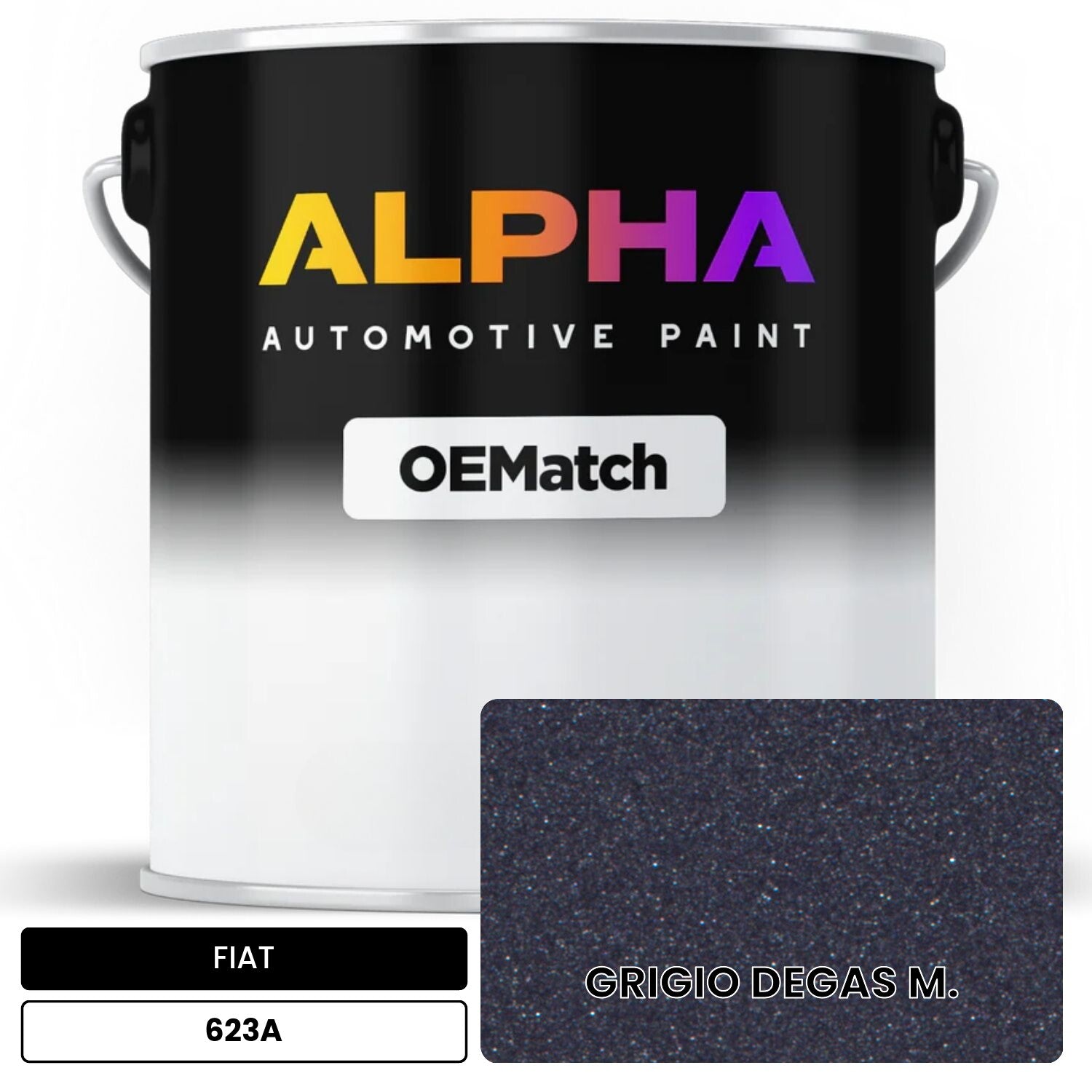 FIAT GRIGIO DEGAS M. 623A OEMatch Basecoat