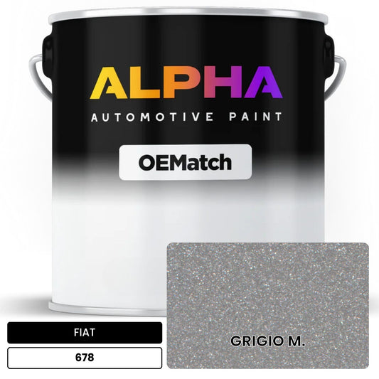 FIAT GRIGIO M. 678 OEMatch Basecoat