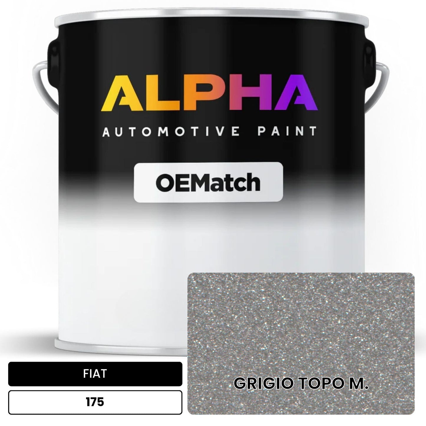 FIAT GRIGIO TOPO M. 175 OEMatch Basecoat