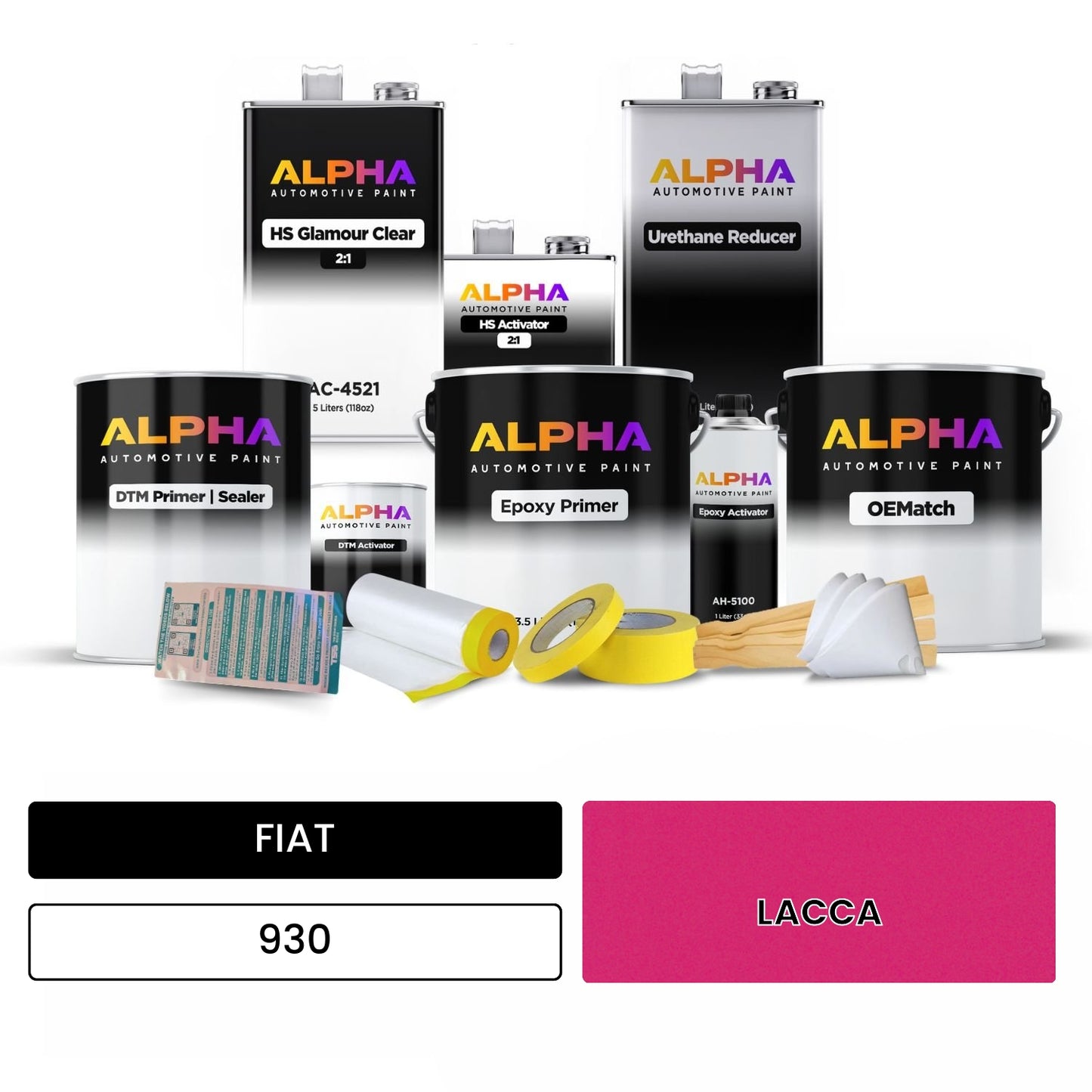 FIAT LACCA 930 OEMatch Vehicle Paint Kit