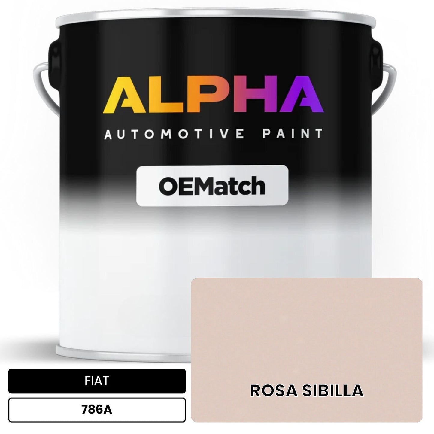 FIAT ROSA SIBILLA 786A OEMatch Basecoat