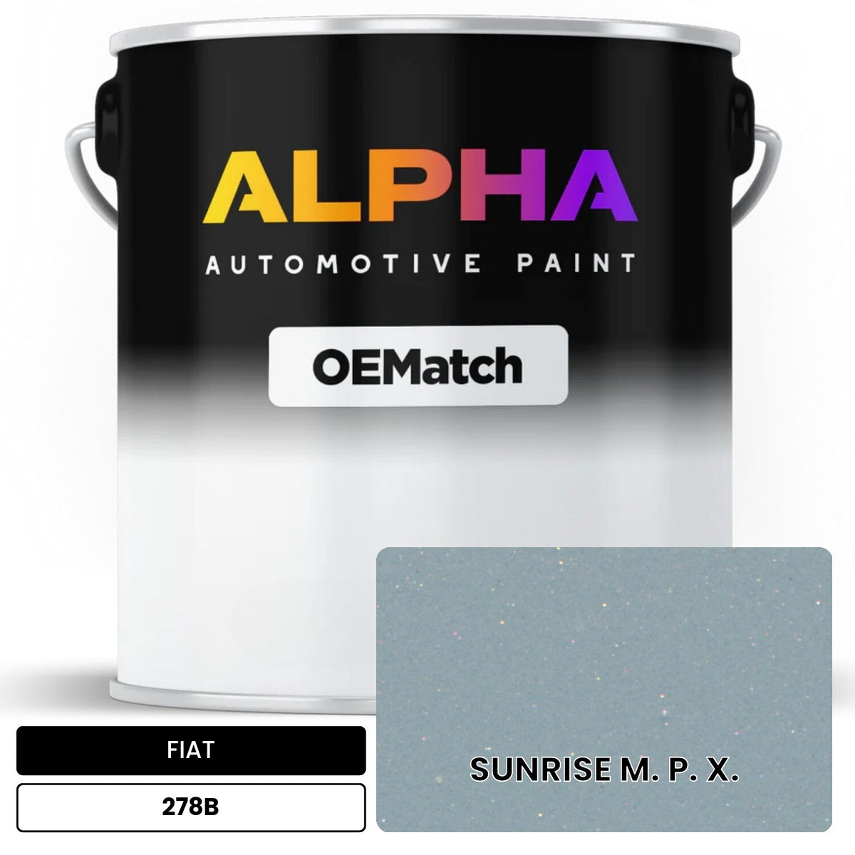 FIAT SUNRISE M. P. X. 278B OEMatch Basecoat