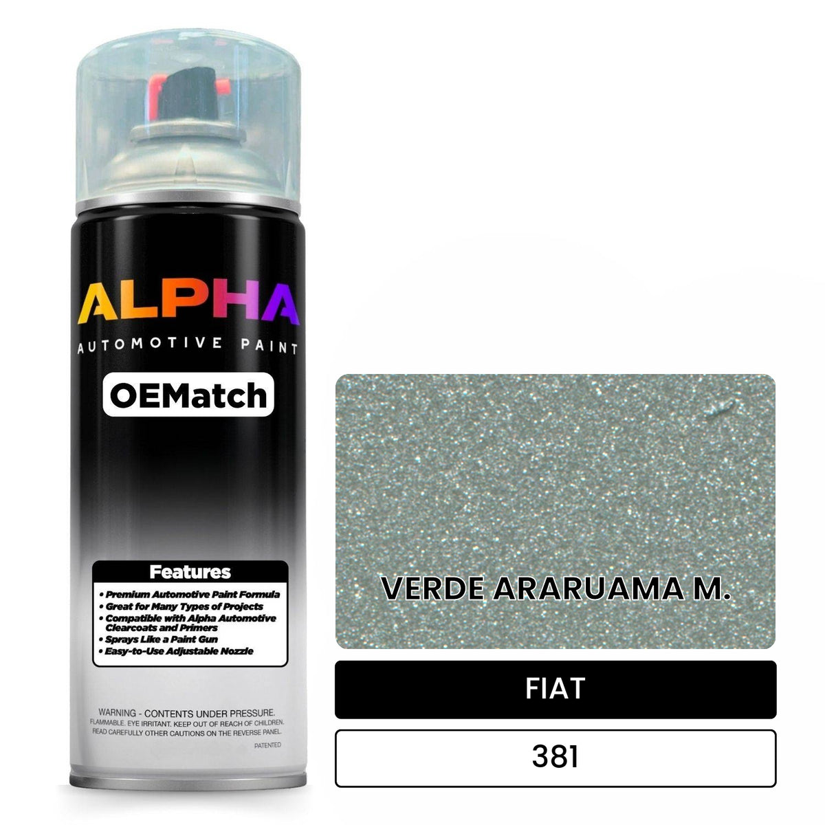 FIAT VERDE ARARUAMA M. 381 OEMatch Spraycan