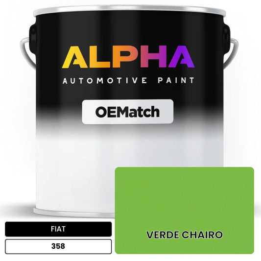 FIAT VERDE CHAIRO 358 OEMatch Basecoat