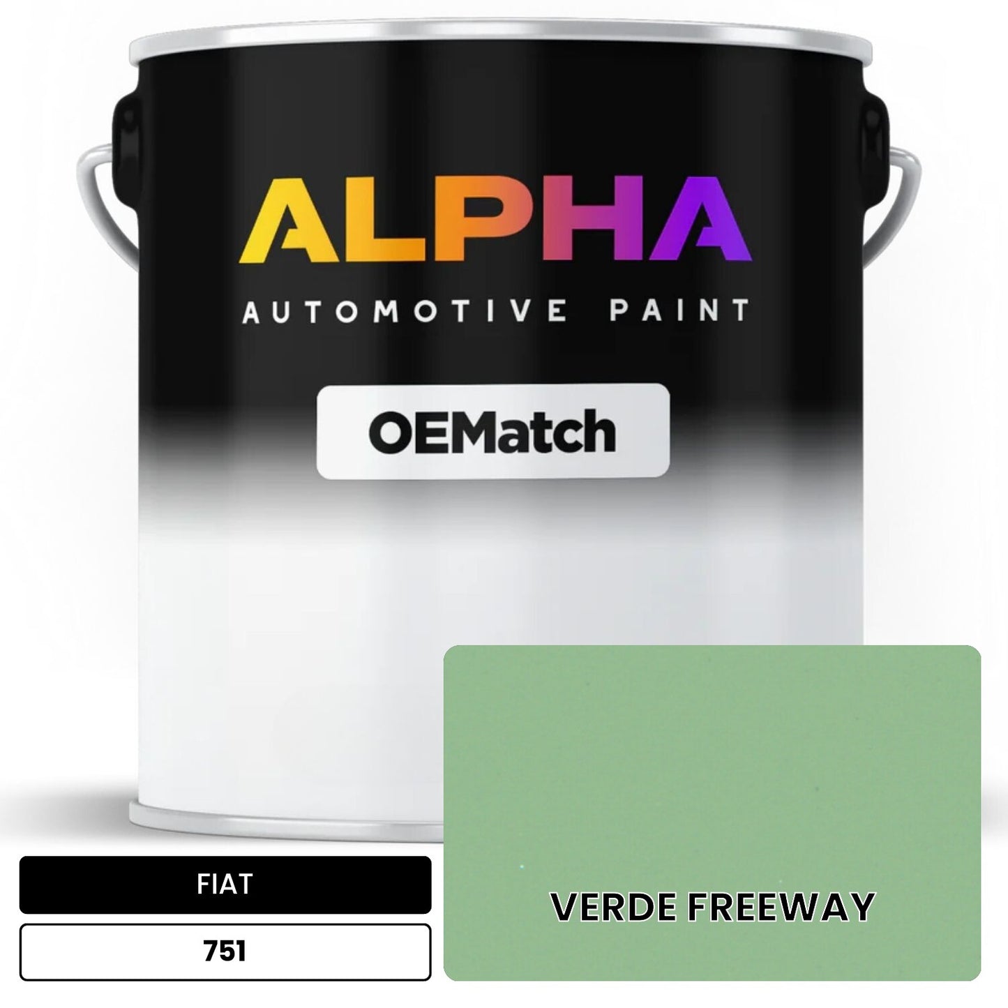 FIAT VERDE FREEWAY 751 OEMatch Basecoat