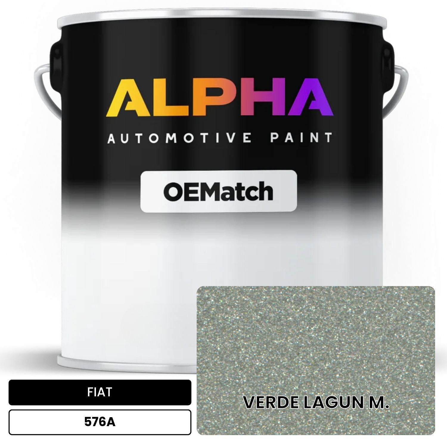 FIAT VERDE LAGUN M. 576A OEMatch Basecoat