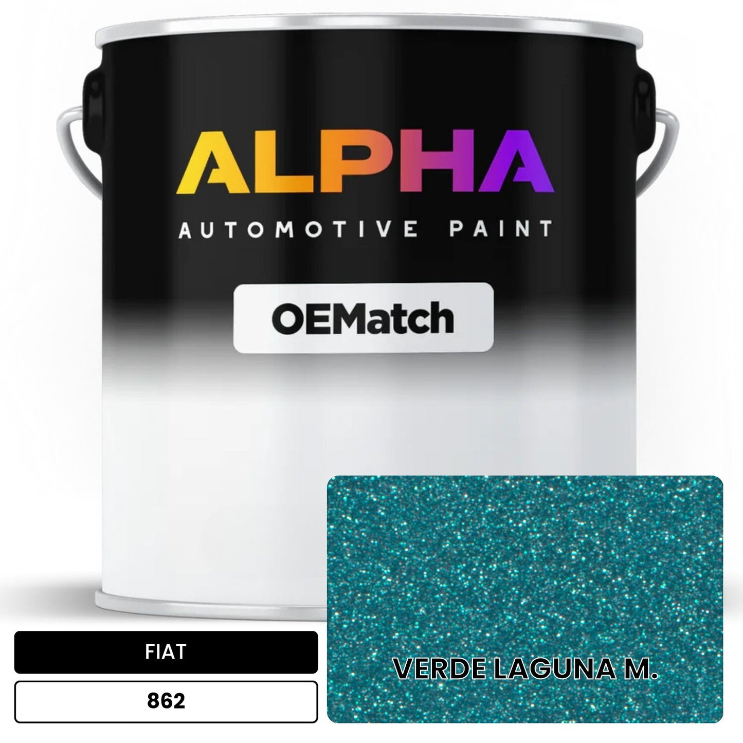 FIAT VERDE LAGUNA M. 862 OEMatch Basecoat