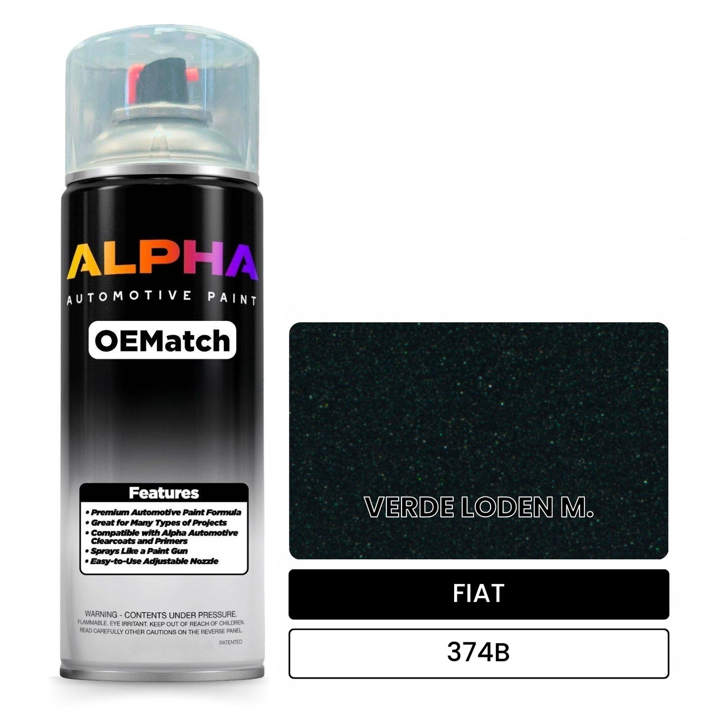 FIAT VERDE LODEN M. 374B OEMatch Spraycan