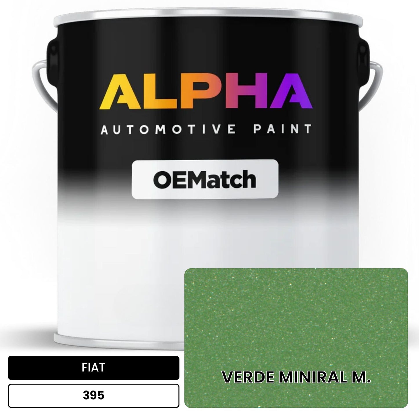 FIAT VERDE MINIRAL M. 395 OEMatch Basecoat