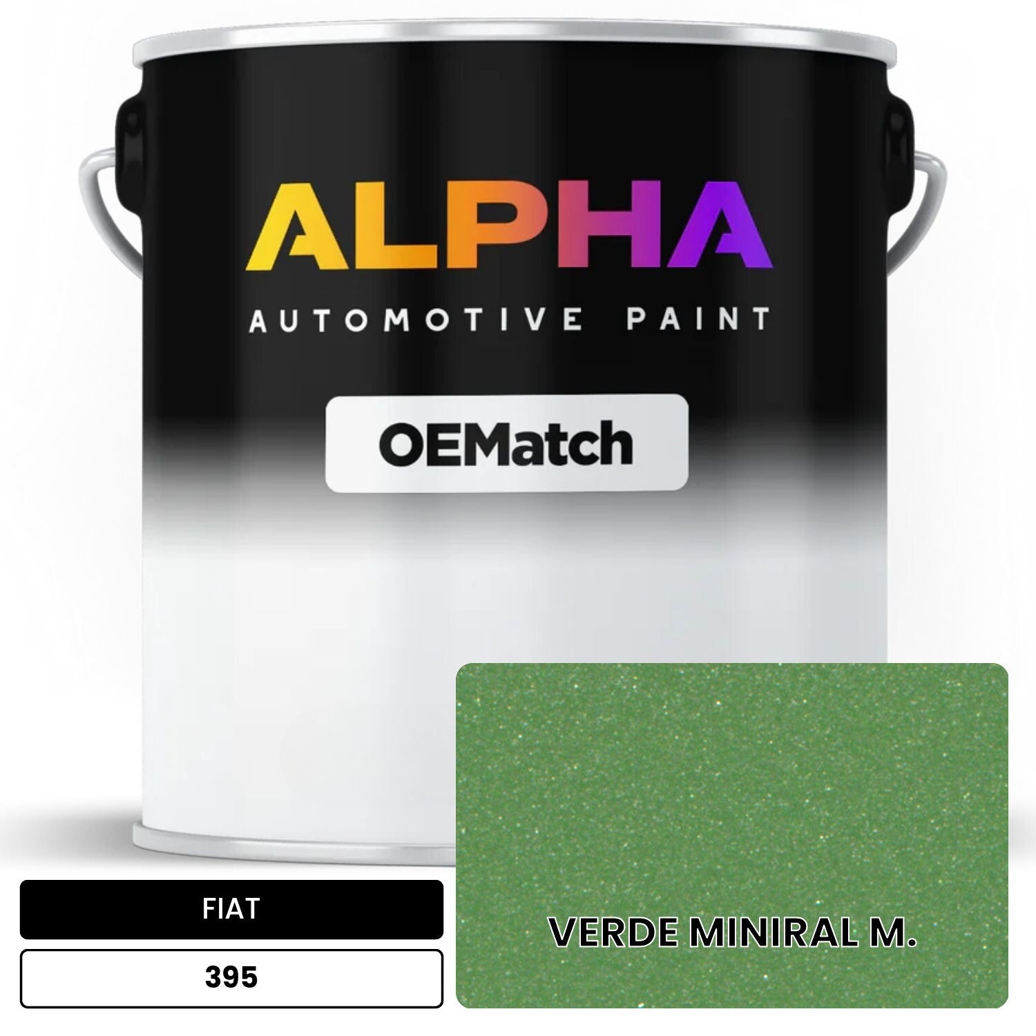 FIAT VERDE MINIRAL M. 395 OEMatch Basecoat
