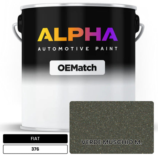 FIAT VERDE MUSCHIO M. 376 OEMatch Basecoat