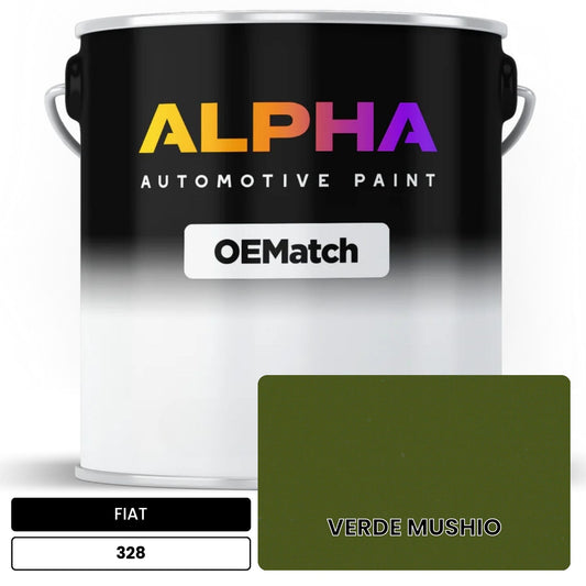 FIAT VERDE MUSHIO 328 OEMatch Basecoat