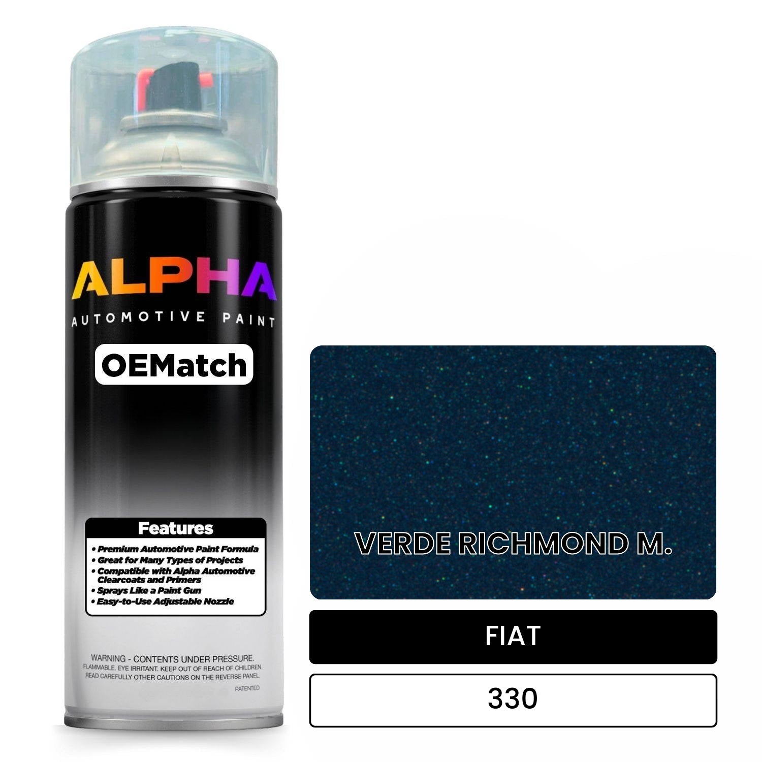 FIAT VERDE RICHMOND M. 330 OEMatch Spraycan