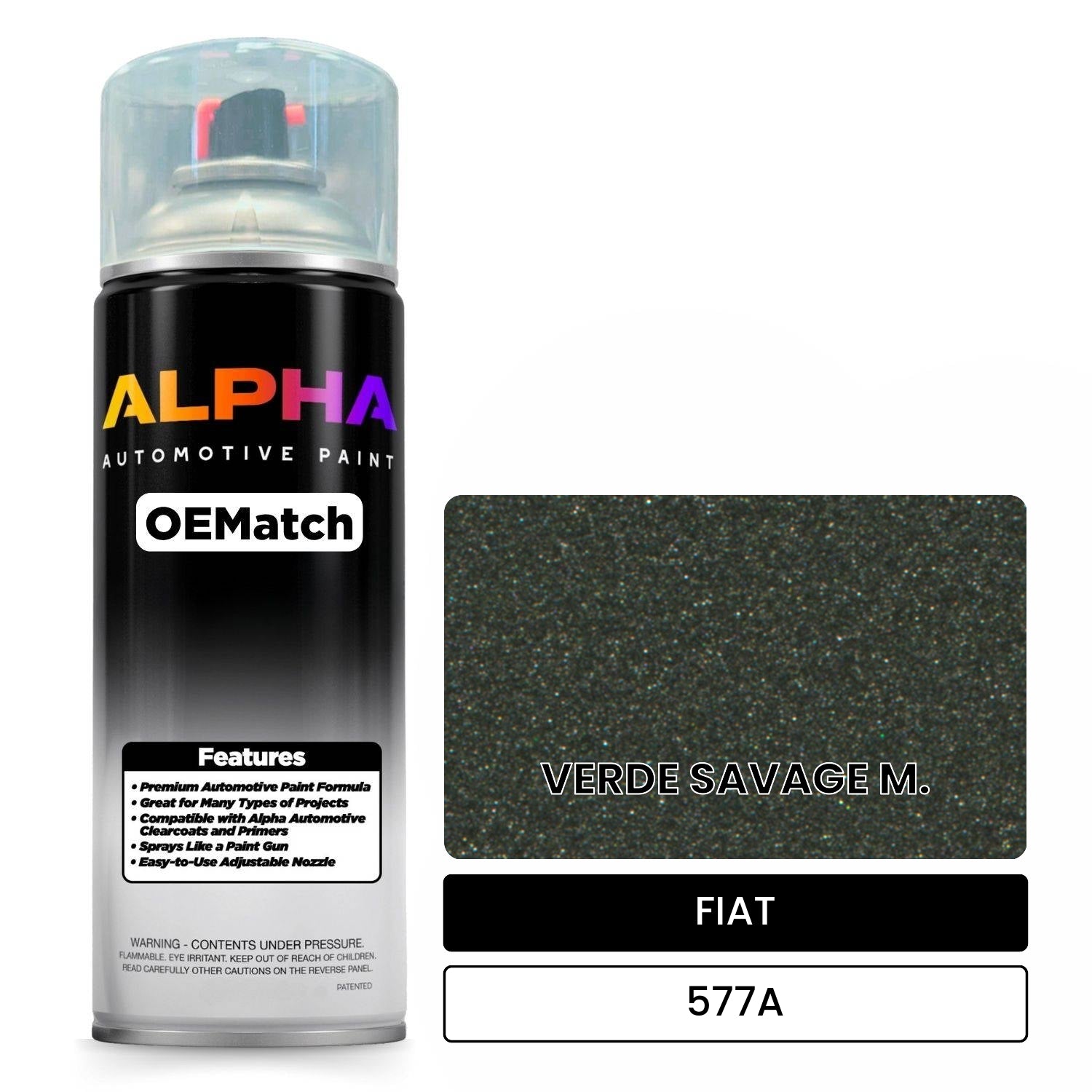 FIAT VERDE SAVAGE M. 577A OEMatch Spraycan