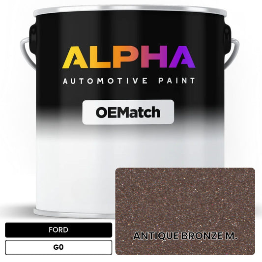 FORD ANTIQUE BRONZE M. G0 OEMatch Basecoat