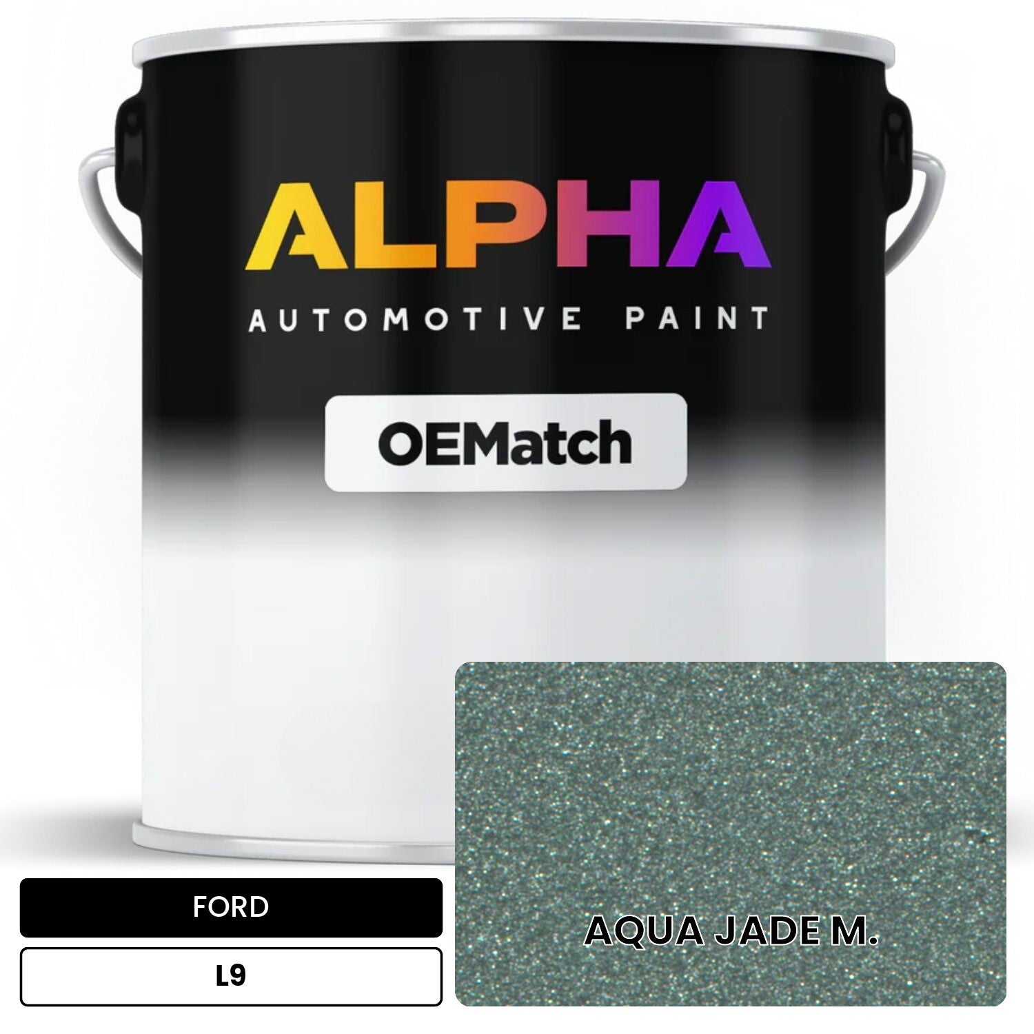FORD AQUA JADE M. L9 OEMatch Basecoat