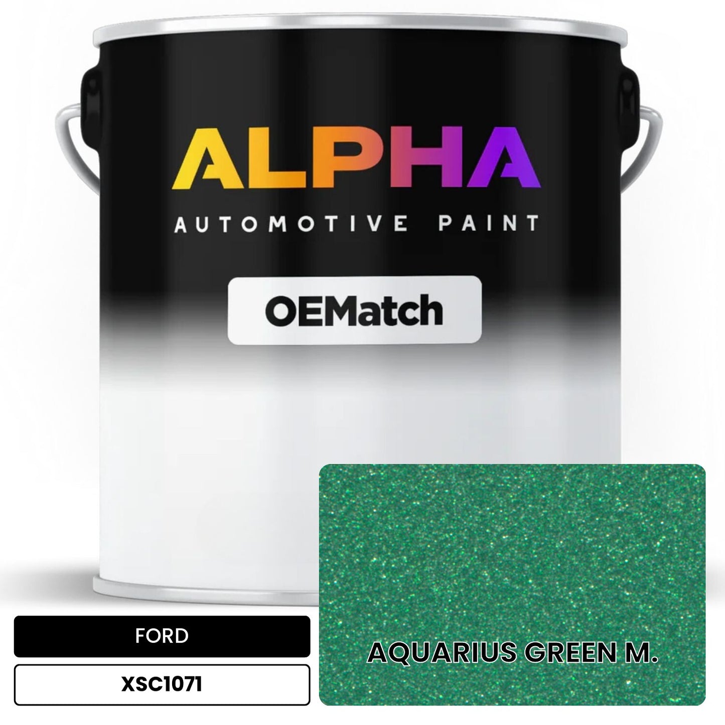 FORD AQUARIUS GREEN M. XSC1071 OEMatch Basecoat