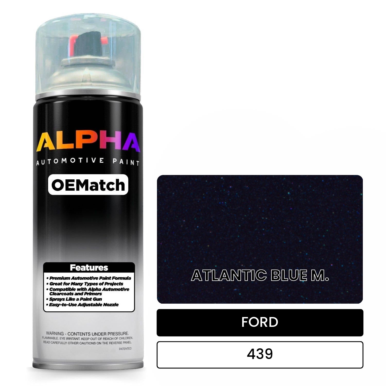 FORD ATLANTIC BLUE M. 439 OEMatch Spraycan