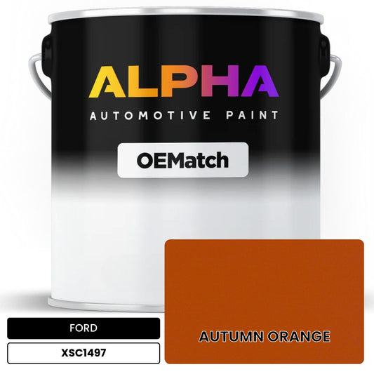 FORD AUTUMN ORANGE XSC1497 OEMatch Basecoat