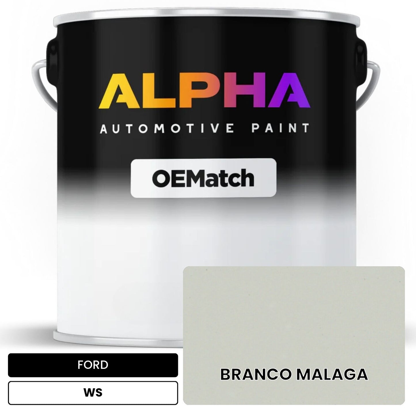 FORD BRANCO MALAGA WS OEMatch Basecoat
