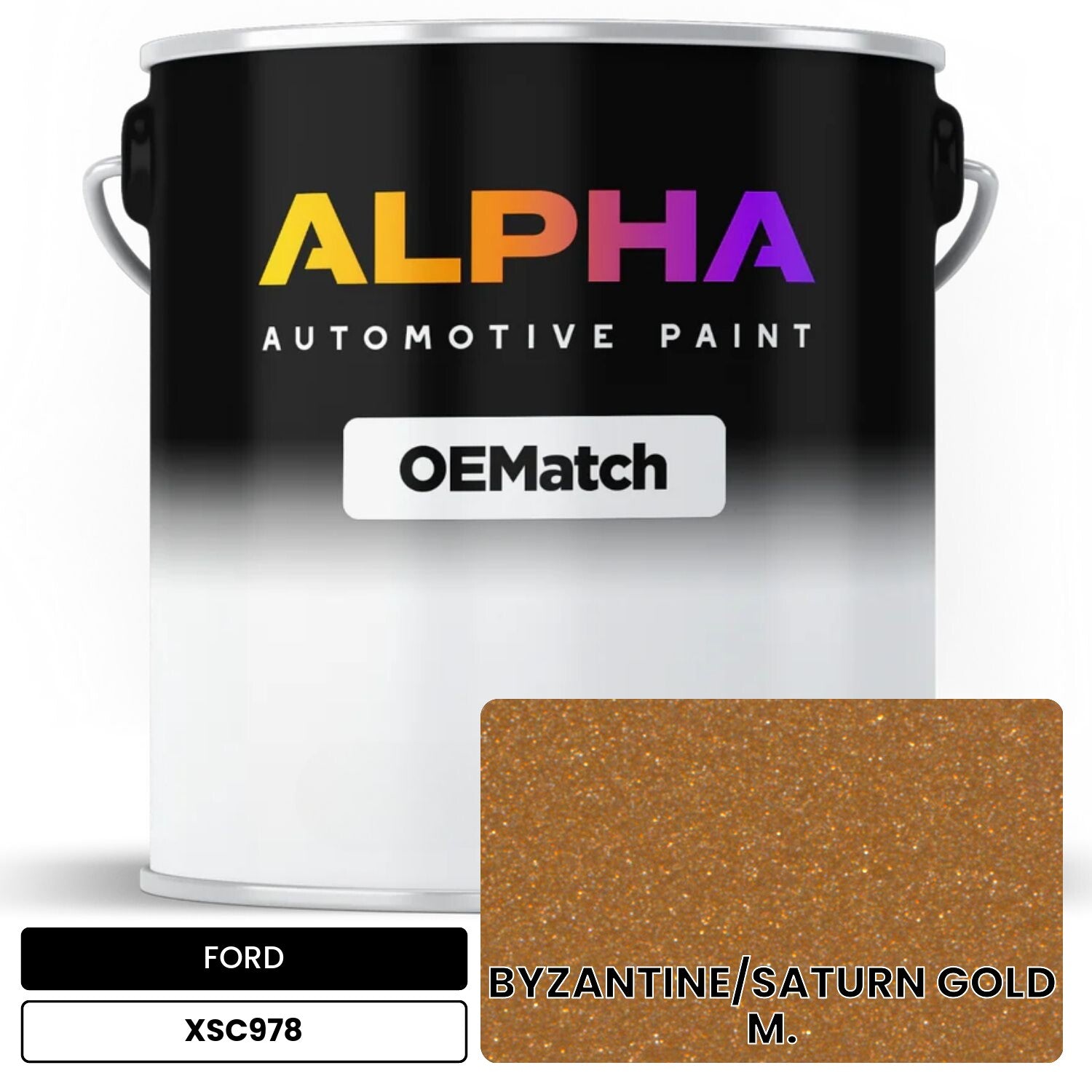 FORD BYZANTINE/SATURN GOLD M. XSC978 OEMatch Basecoat
