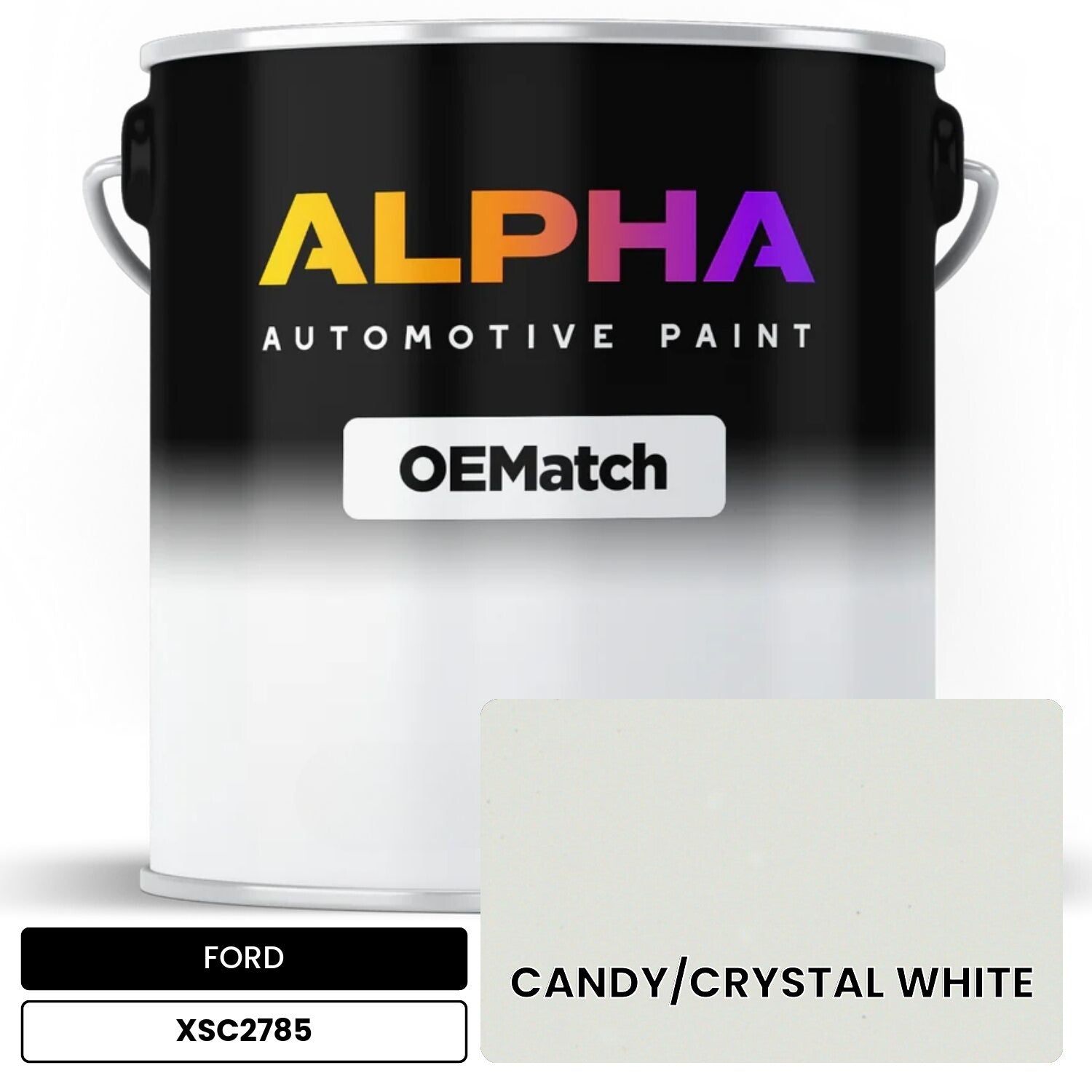 FORD CANDY/CRYSTAL WHITE XSC2785 OEMatch Basecoat