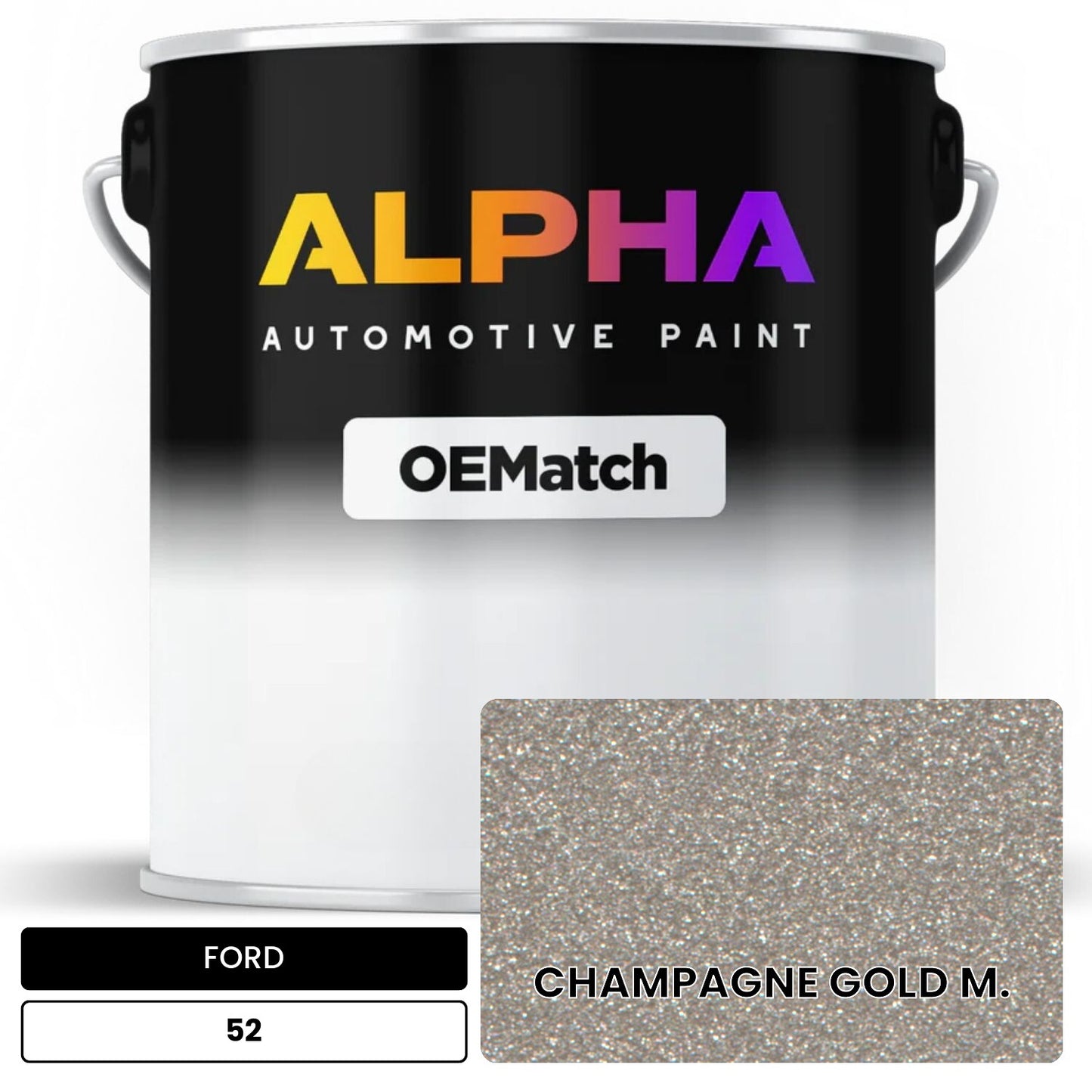 FORD CHAMPAGNE GOLD M. 52 OEMatch Basecoat