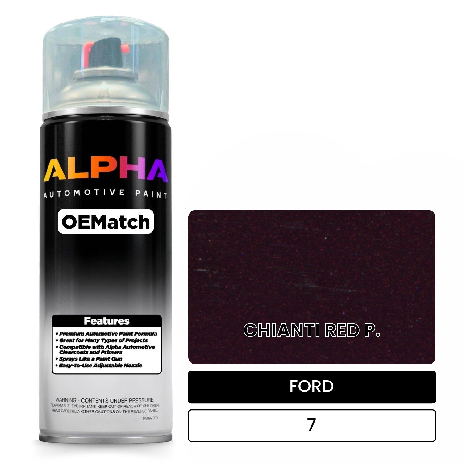 FORD CHIANTI RED P. 7 OEMatch Spraycan