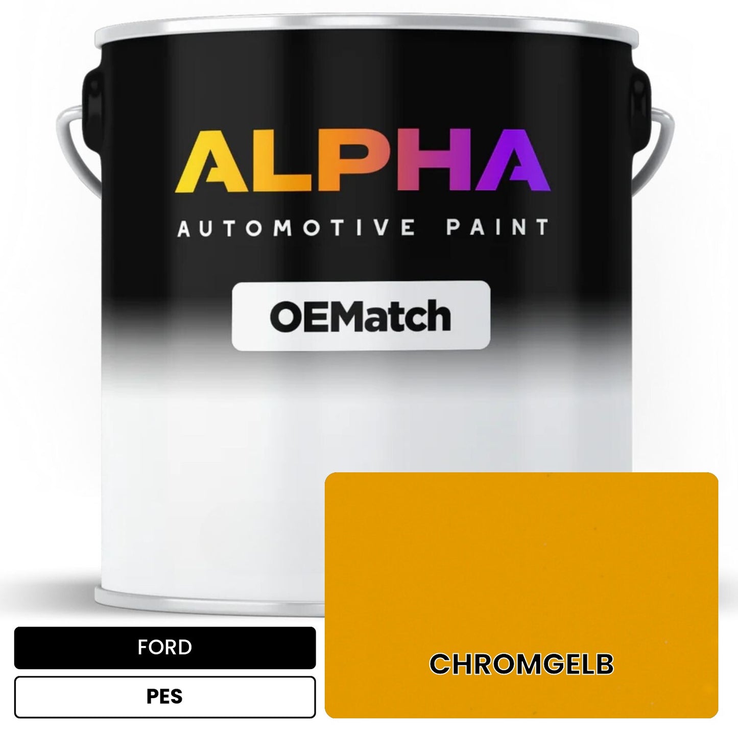 FORD CHROMGELB PES OEMatch Basecoat