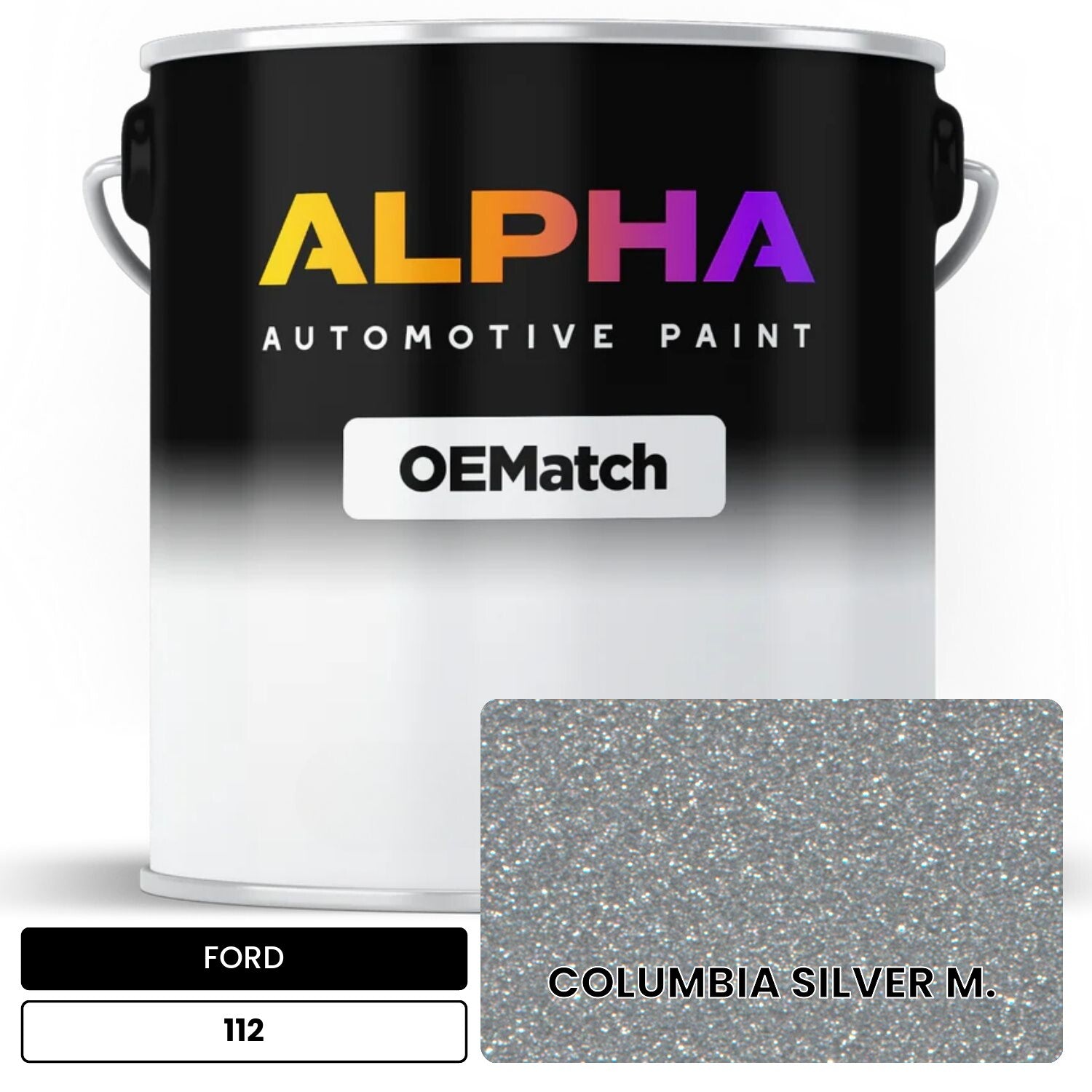FORD COLUMBIA SILVER M. 112 OEMatch Basecoat