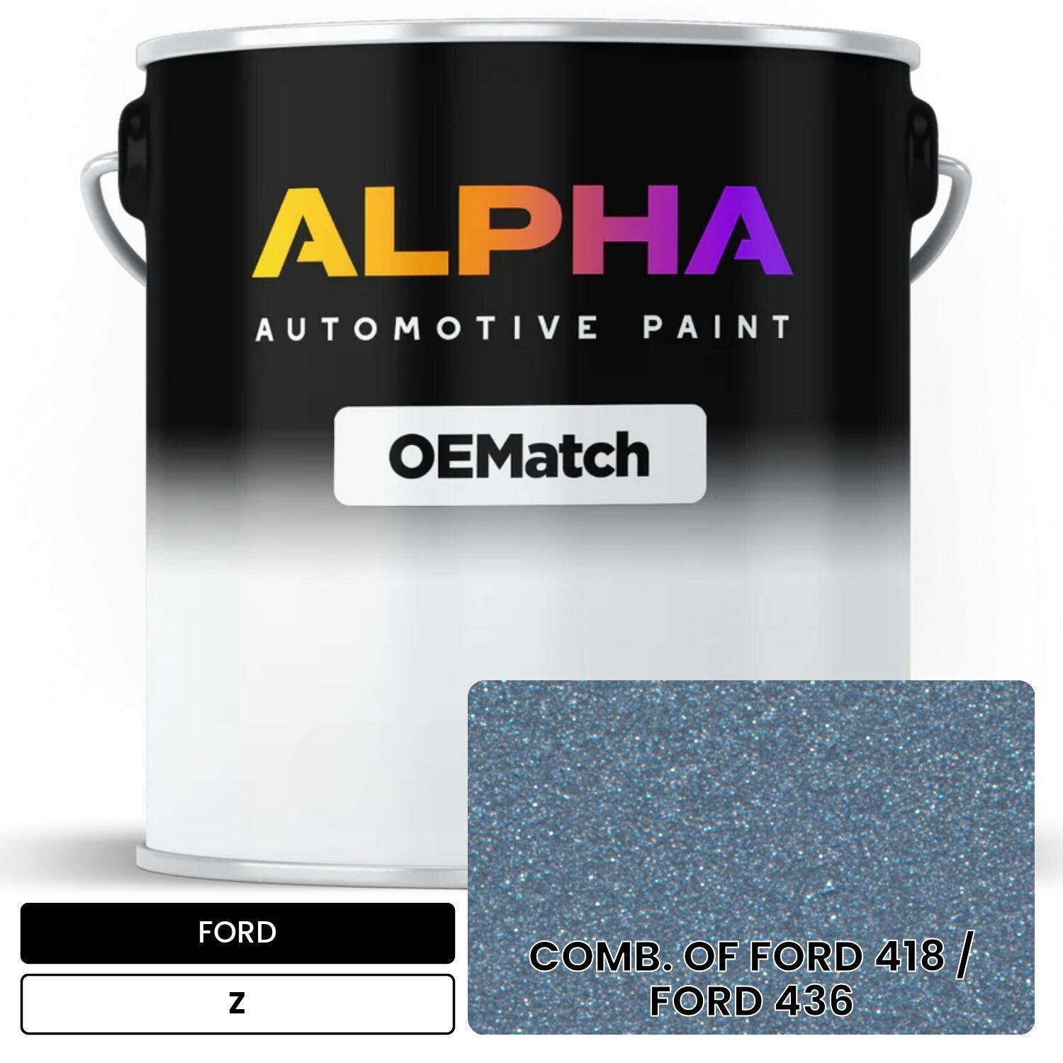 FORD COMB. OF FORD 418 / FORD 436 Z OEMatch Basecoat