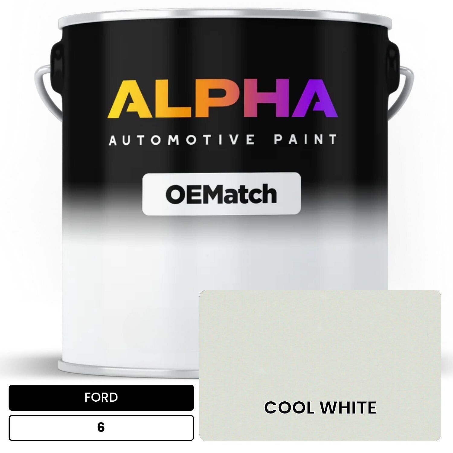FORD COOL WHITE 6 OEMatch Basecoat