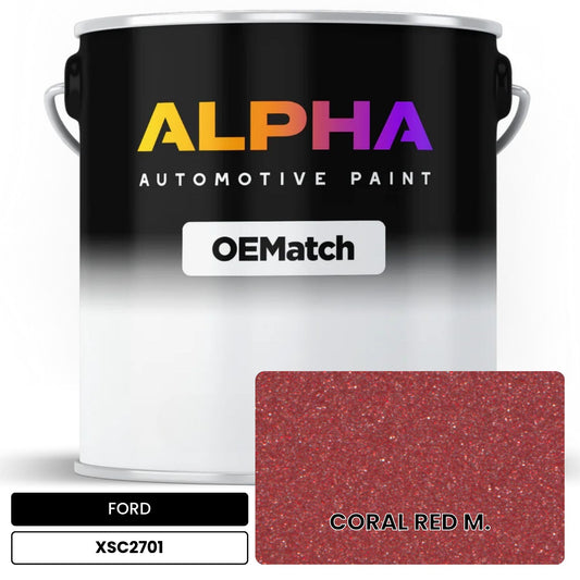 FORD CORAL RED M. XSC2701 OEMatch Basecoat