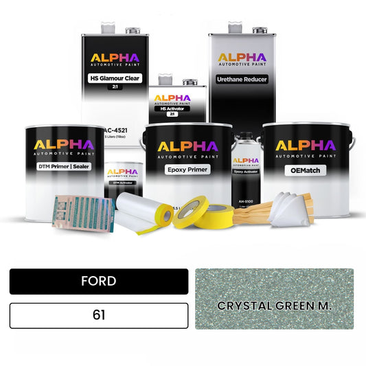 FORD CRYSTAL GREEN M. 61 OEMatch Vehicle Paint Kit