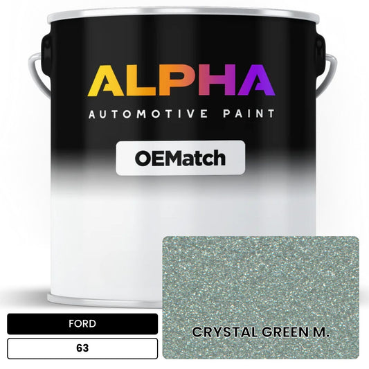 FORD CRYSTAL GREEN M. 63 OEMatch Basecoat