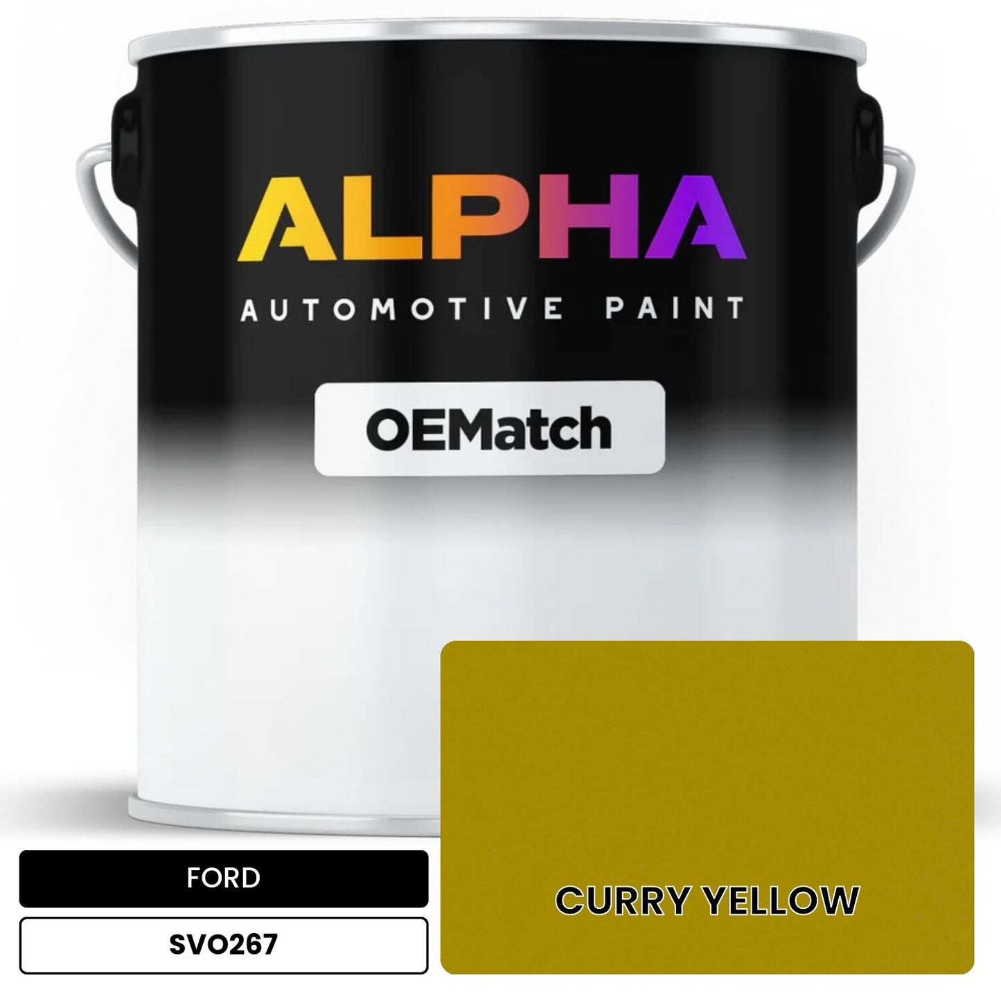 FORD CURRY YELLOW SVO267 OEMatch Basecoat