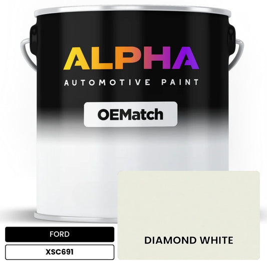 FORD DIAMOND WHITE XSC691 OEMatch Basecoat