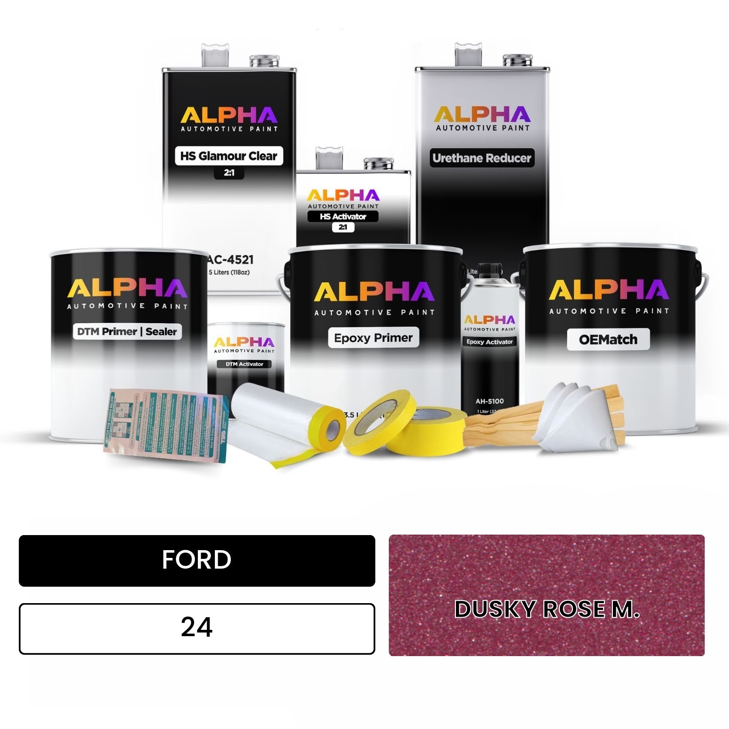 FORD DUSKY ROSE M. 24 OEMatch Vehicle Paint Kit