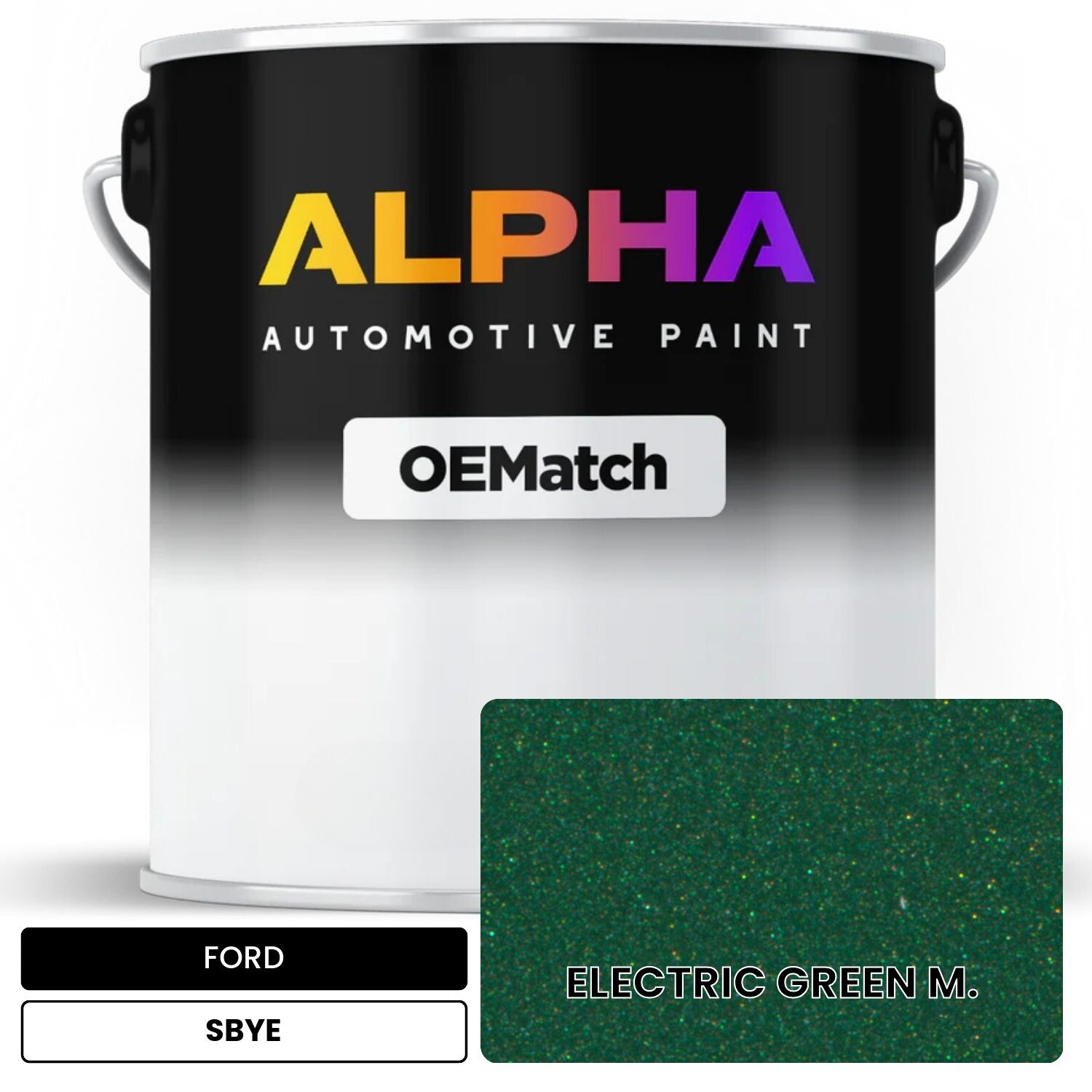 FORD ELECTRIC GREEN M. SBYE OEMatch Basecoat