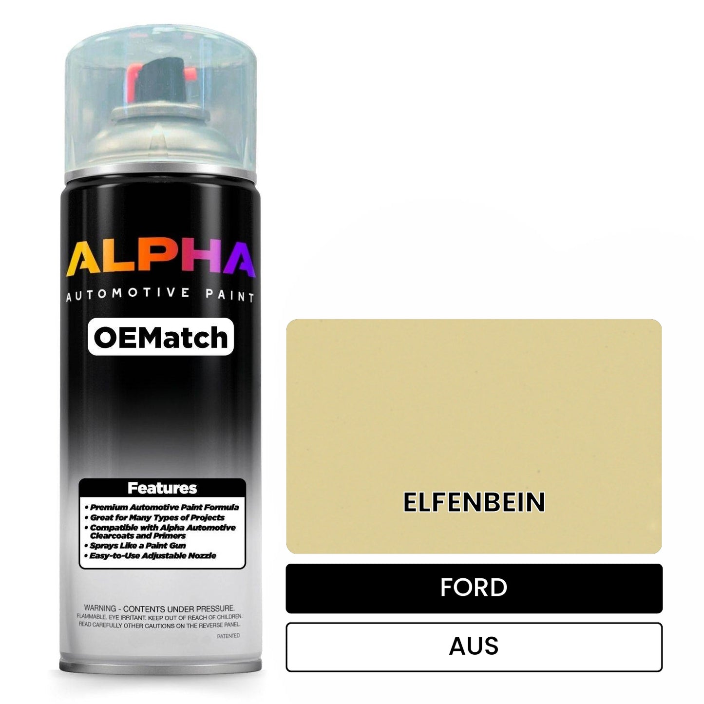 FORD ELFENBEIN AUS OEMatch Spraycan