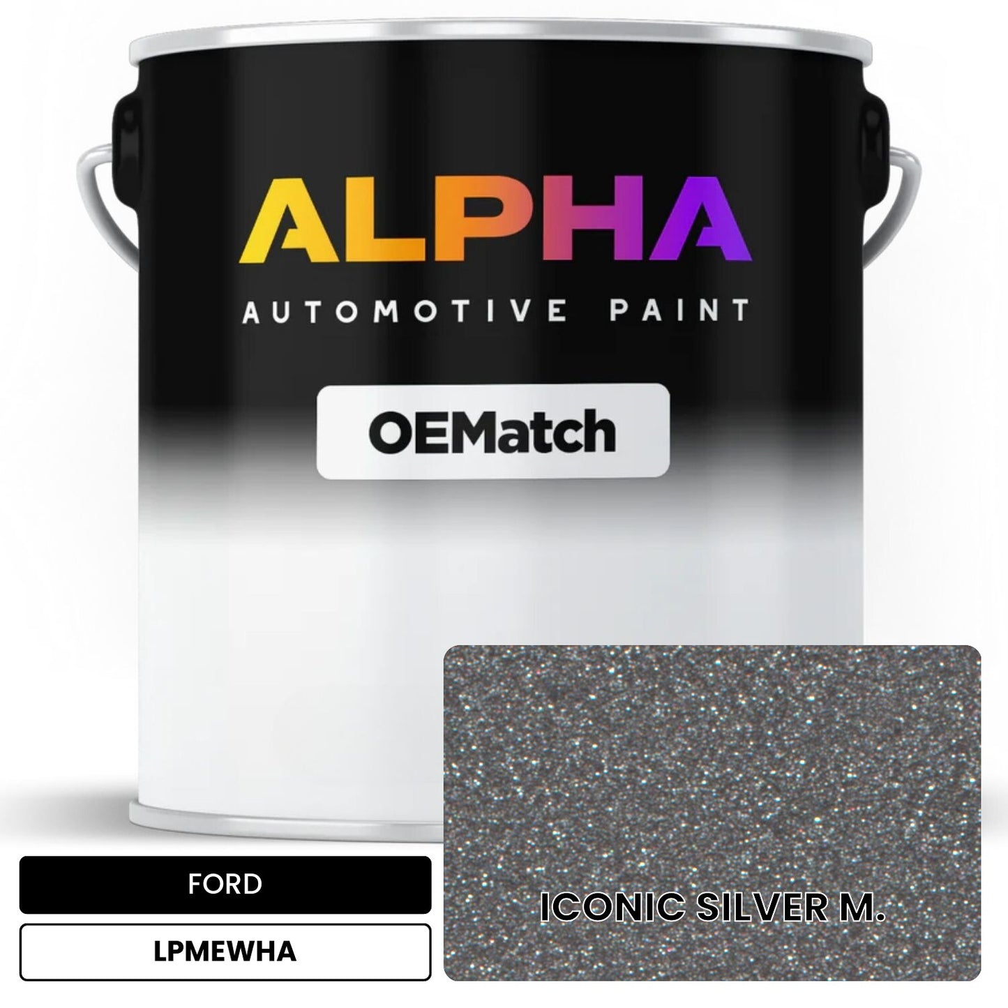 FORD ICONIC SILVER M. LPMEWHA OEMatch Basecoat